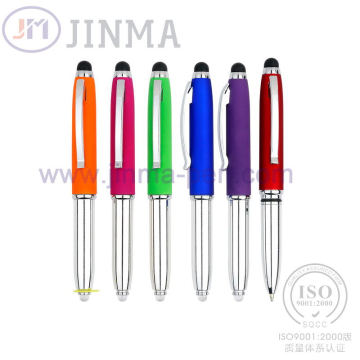 Presentes da promoção caneta Jm-D0 & &simg; Apdot; B com um LED um estilete Tou